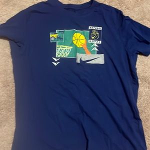 Blue Nike basketball t shirt
